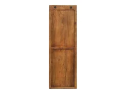Folker Percheros de pared 2 uds madera maciza reciclada 36x3x110 cm