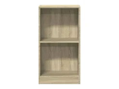 Freekje Estantería de madera contrachapada color roble 40x24x75 cm