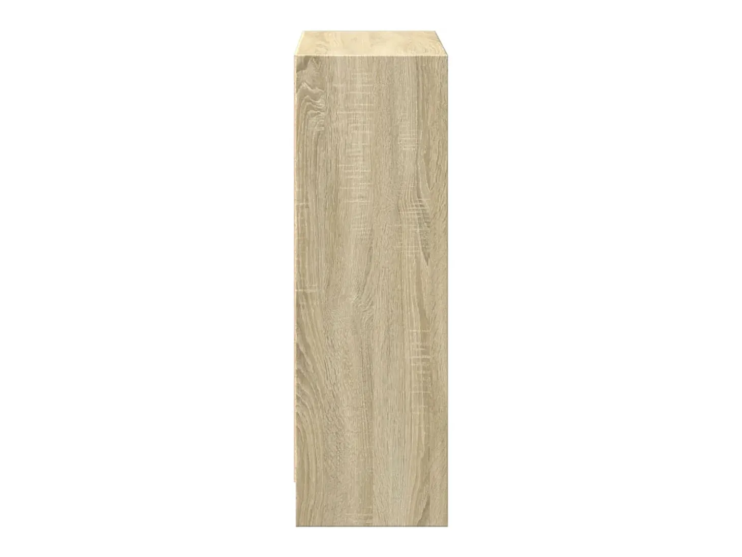 Freekje Estantería de madera contrachapada color roble 40x24x75 cm