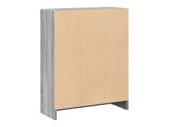 Freekje Estantería madera de ingeniería gris Sonoma 60x24x76 cm