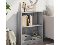 Freekje Estantería madera de ingeniería gris Sonoma 60x24x76 cm