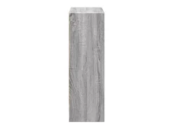 Freekje Estantería madera de ingeniería gris Sonoma 60x24x76 cm