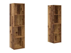Gabinete de TV 2 pcs Marrón 37 x 37 x 142.5 cm