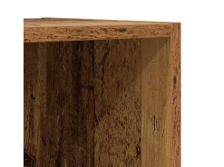 Gabinete de TV 2 pcs Marrón 37 x 37 x 142.5 cm