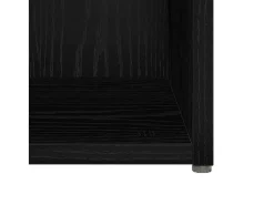 Gabinete de TV 4 pcs Negro 37 x 35 x 37 cm Madera contrachapada