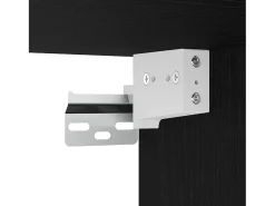 Gabinete de TV 2 pcs Negro 60 x 30 x 30 cm Madera contrachapada