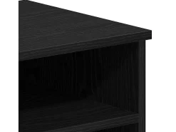 Gabinete de TV 2 pcs Negro 80 x 35 x 36.5 cm