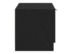 Gabinete de TV 2 pcs Negro 80 x 35 x 36.5 cm