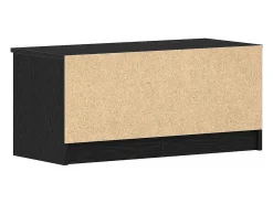 Gabinete de TV 2 pcs Negro 80 x 35 x 36.5 cm