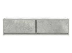 Gabinete de TV con cajón Gris hormigón 100 x 31 x 25.5 cm