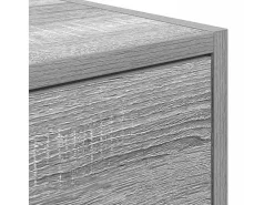 Gabinete de TV con cajón Gris sonoma 100 x 31 x 25.5 cm