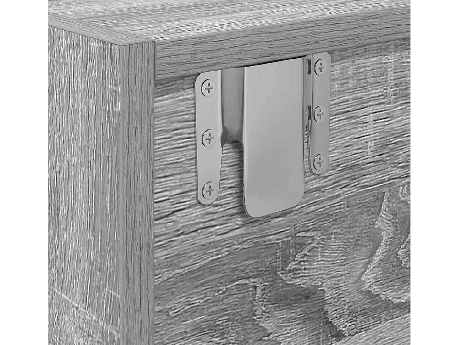 Gabinete de TV con cajón Gris sonoma 100 x 31 x 25.5 cm