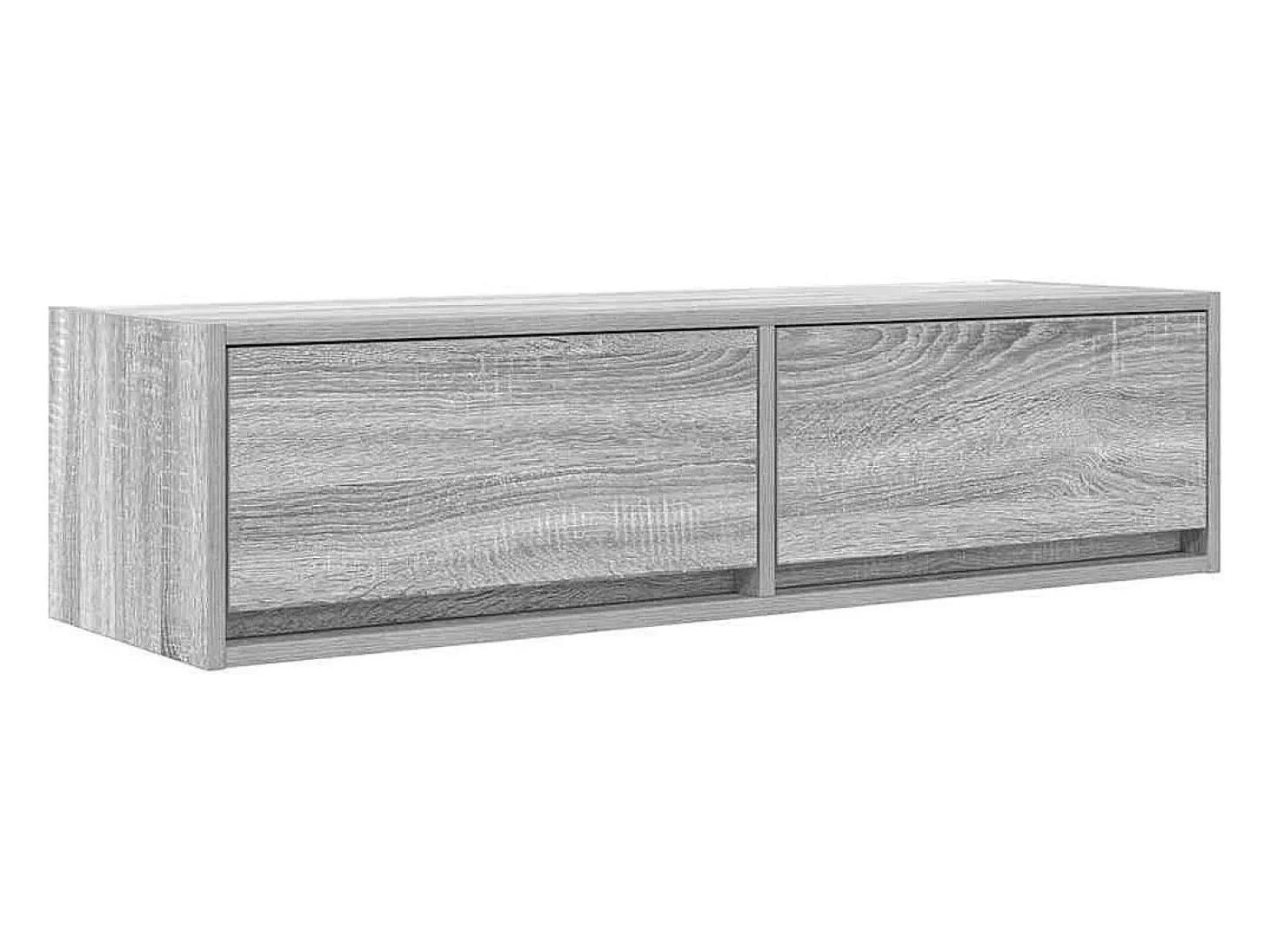 Gabinete de TV con cajón Gris sonoma 100 x 31 x 25.5 cm