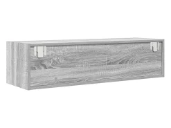 Gabinete de TV con cajón Gris sonoma 100 x 31 x 25.5 cm