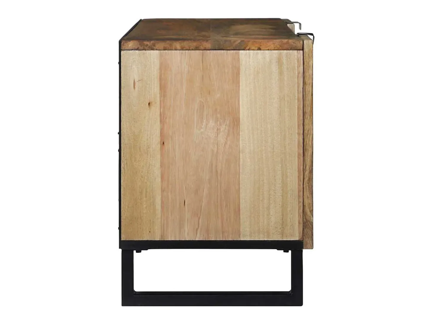 Gabinete de TV Marrón 105 x 33 x 46 cm madera maciza de mango