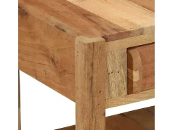 Gabinete de TV Marrón 83 x 33 x 46 cm Madera maciza recuperada