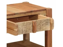 Gabinete de TV Marrón 83 x 33 x 46 cm Madera maciza recuperada