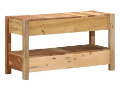 Gabinete de TV Marrón 83 x 33 x 46 cm Madera maciza recuperada