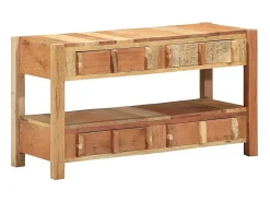 Gabinete de TV Marrón 83 x 33 x 46 cm Madera maciza recuperada