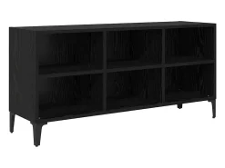 Gabinete de TV Negro 69.5 x 30 x 50 cm Madera contrachapada