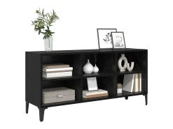 Gabinete de TV Negro 69.5 x 30 x 50 cm Madera contrachapada