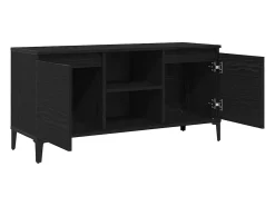 Gabinete de TV Negro 102 x 35 x 50 cm Madera contrachapada