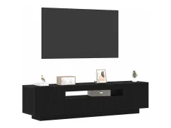 Gabinete de TV Negro 160 x 35 x 40 cm Madera contrachapada