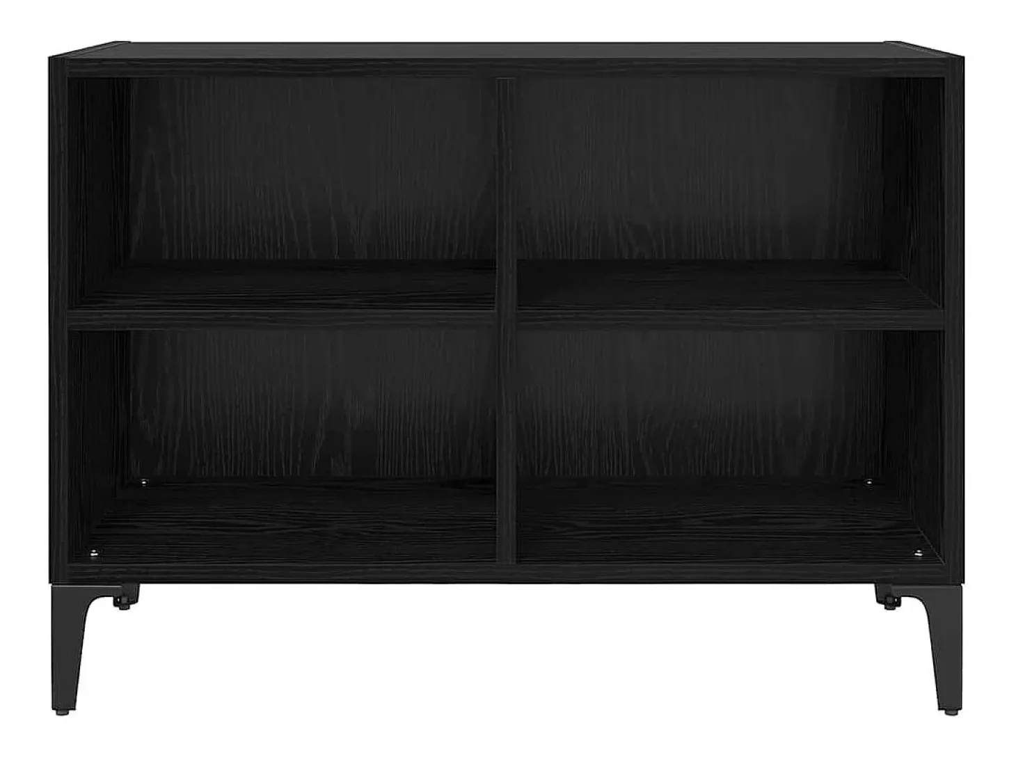 Gabinete de TV Negro 69.5 x 30 x 50 cm Madera contrachapada