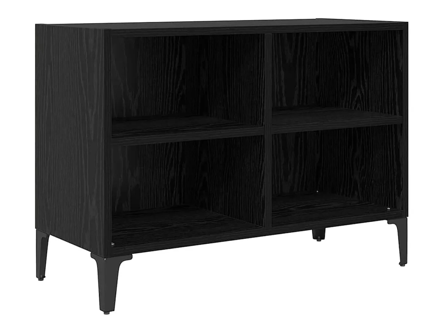 Gabinete de TV Negro 69.5 x 30 x 50 cm Madera contrachapada