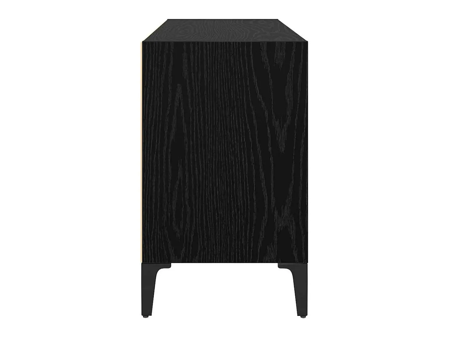 Gabinete de TV Negro 69.5 x 30 x 50 cm Madera contrachapada