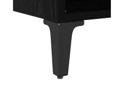 Gabinete de TV Negro 69.5 x 30 x 50 cm Madera contrachapada