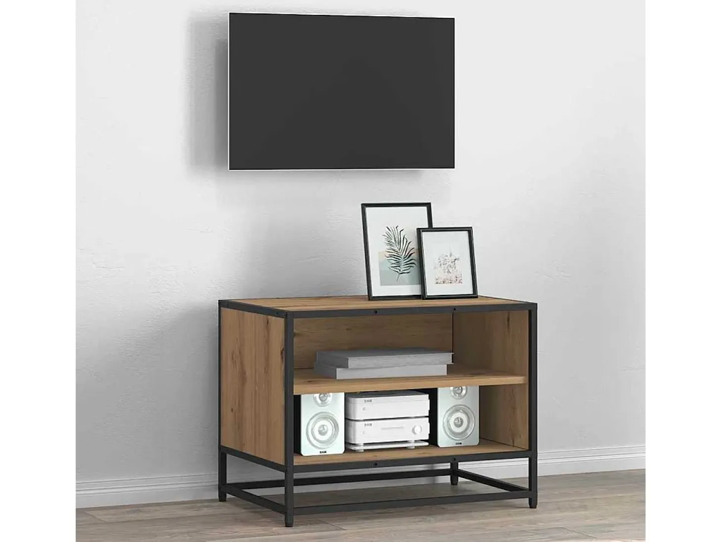 Gabinete de TV Roble artisan 61 x 40 x 46 cm