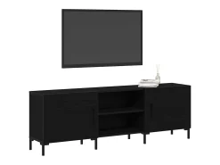 Gabinete de TV Roble negro 150 x 30 x 50 cm