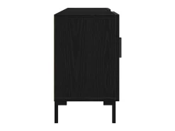 Gabinete de TV Roble negro 150 x 30 x 50 cm