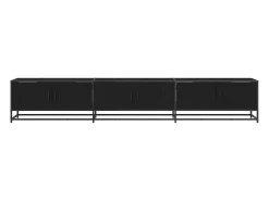 Gabinete de TV Roble negro 240 x 35 x 41 cm