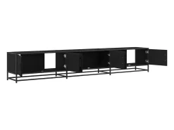 Gabinete de TV Roble negro 240 x 35 x 41 cm