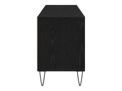 Gabinete de TV Roble negro 150 x 30 x 44.5 cm