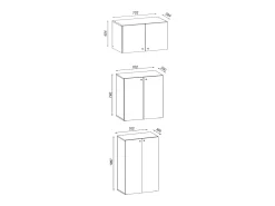 Gabinete de zapatos Lona