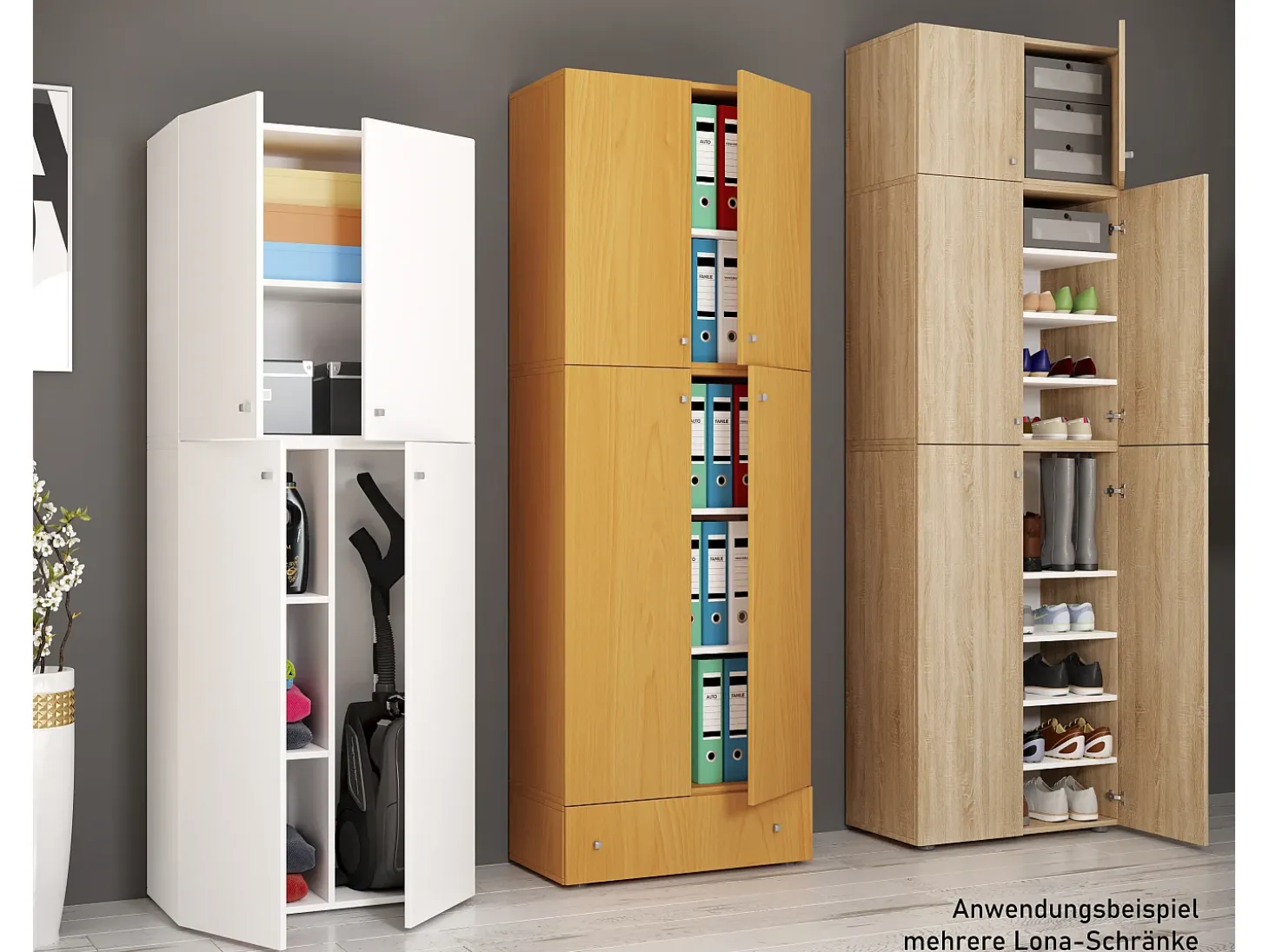 Gabinete de zapatos Lona