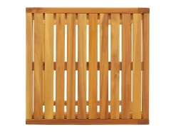Garden Furniture - Mesa en forma de C madera maciza de acacia 42x40x50 cm