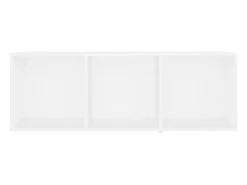 Garden Furniture - Muebles para TV 4 uds madera contrachapada blanco 107x35x37 cm