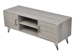 Garden Furniture - Mueble para TV gris 120x40x45 cm