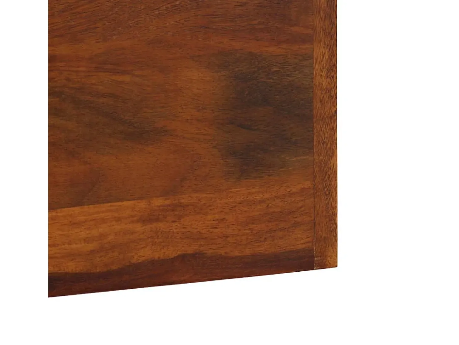Garden Furniture - Perchero de madera maciza de acacia 118x40 cm