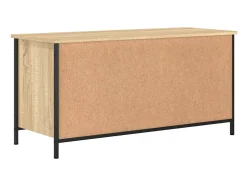 Giuliano Mueble para TV madera contrachapada roble Sonoma 100x40x50 cm