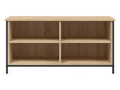 Giuliano Mueble para TV madera contrachapada roble Sonoma 100x40x50 cm