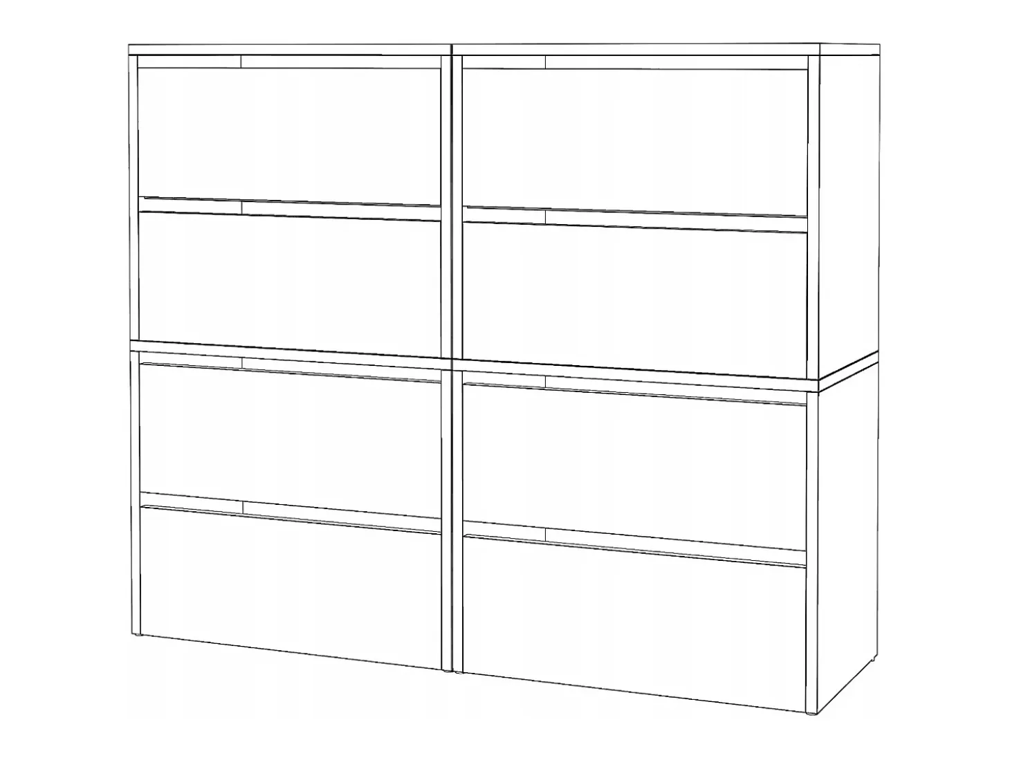 Gran Mueble Zapatero 120x36x100 cm Gris 20 pares – Estantería Alta de Almacenamiento para la Entrada