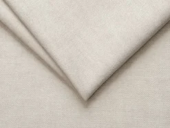 Gran sofá cama rinconera derecha de terciopelo beige SEPINA de Pascal Morabito