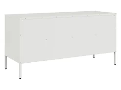 Gryln Mueble para TV acero blanco 100,5x39x50,5 cm
