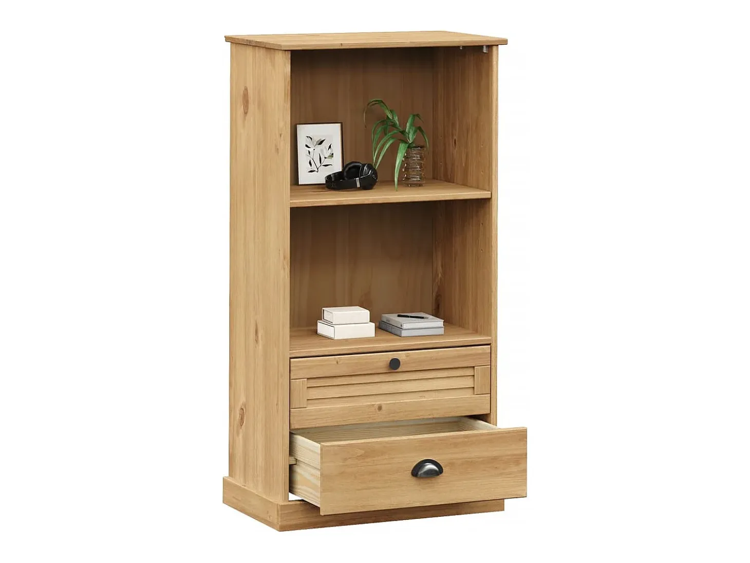 Gudvord Librería VIGO madera maciza de pino 60x35x114,5 cm