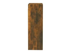Hoeselt Muebles para TV 2 uds madera roble ahumado 30,5x30x90 cm